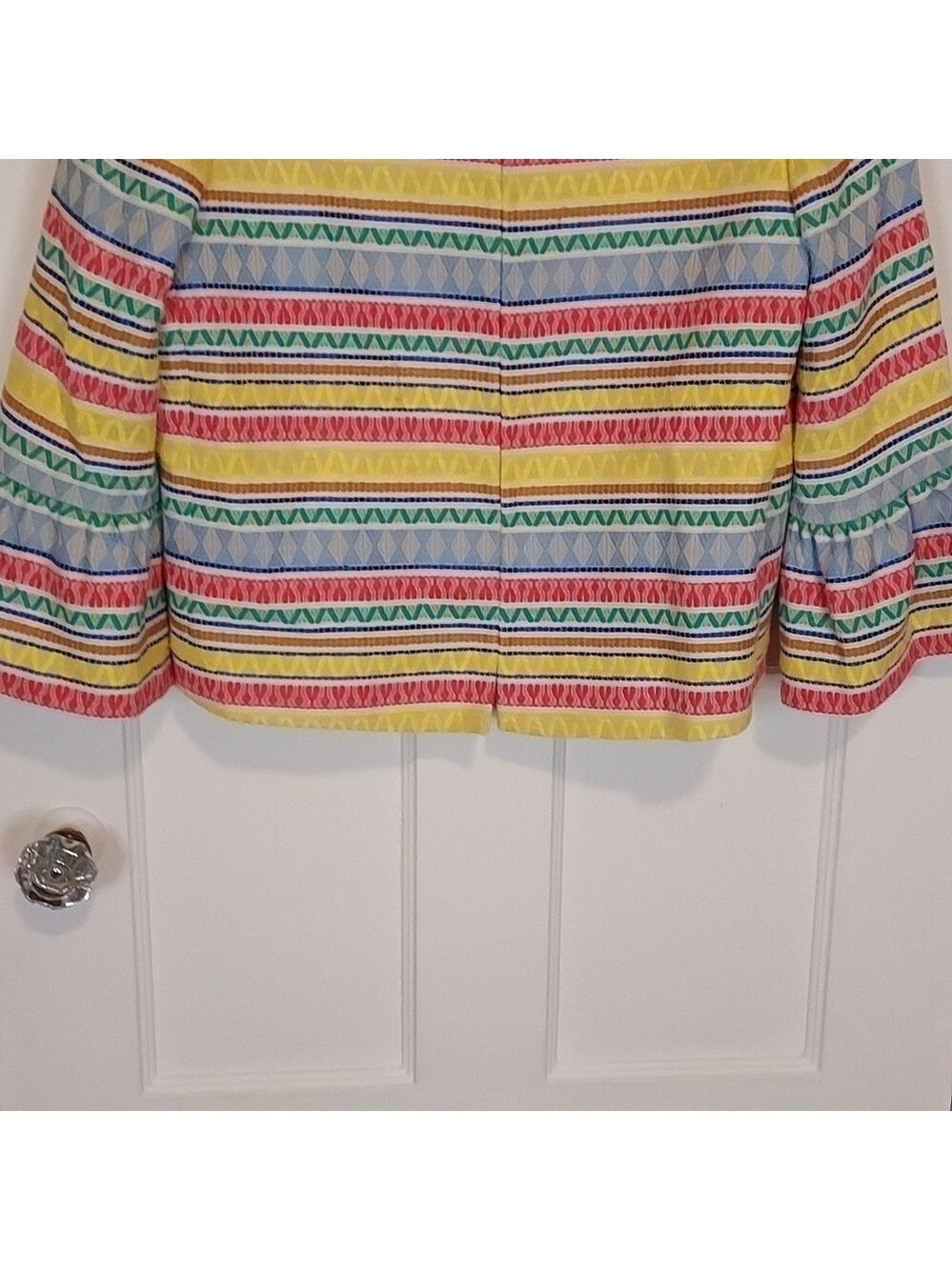 ALICE + OLIVIA Ruffle Sleeve Jacket - Picture 9 of 16